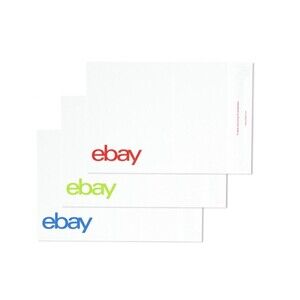 NEW Ebay 180 Count 6.25" x 8.5" Polymailer (No padding) Color Logo